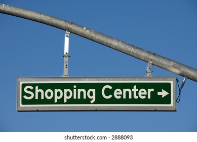 Shopping Center Right Turn Lighted Direction Sign