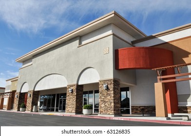 Shopping Center Strip Mall