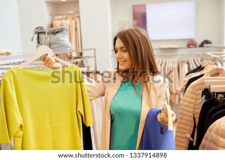 Similar – Clothes for sale in a shop.