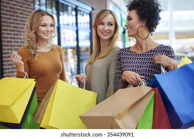 Two Happy Friends Shopping Bag Shopping Stock Photo (Edit Now) 250784398