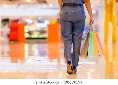 Shopping, Lifestyle Concept - Let's go shopping and leave space for adding your content.