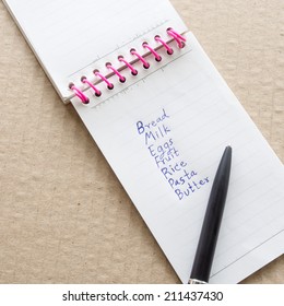 998 Handwritten shopping list Images, Stock Photos & Vectors | Shutterstock