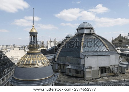 Shopping mall roof in Paris - France