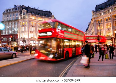 Shopping On Oxford Street London, Christmas Day