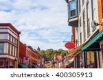 Shops along main street, Galena, Illinois