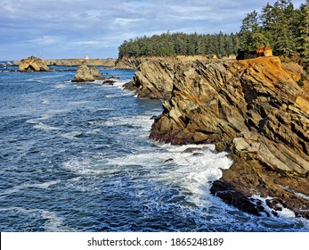 Shore Acres Coos Bay Oregon Coastline