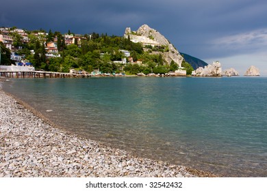 Shore of Black sea