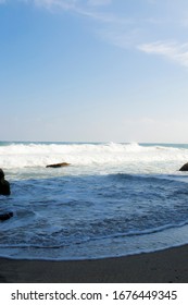 Shore In Canaveral Beach. Santa Marta, Colombia.