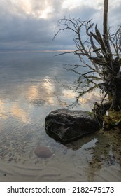 Shore Of The Puck Bay. Baltic Sea.