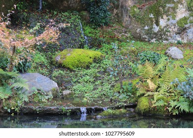 A Shoren In Temple Garden In Kyoto