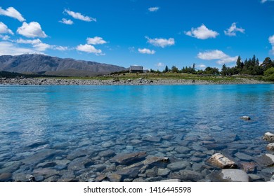 Shores of Lake Tekapo, New Zealand