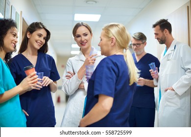 Short break of busy doctors
