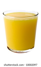 Short Glass Full Orange Juice Isolated Stock Photo 10002097 | Shutterstock