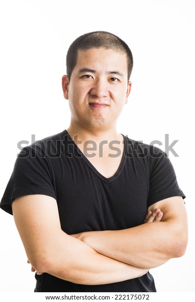 Short Hair Asian Man28 Years Old Stock Photo Edit Now 222175072