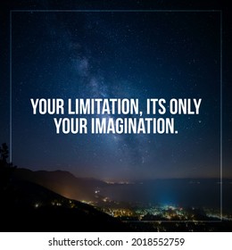 Short Motivational Inspirational Quotes Social Media Stock Photo ...