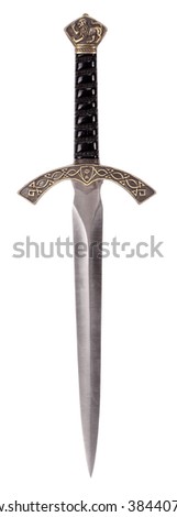 Short sword dagger old knife