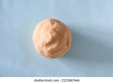 shortcrust pastry in a ball, the stage of making cookies at home for the holiday - Shutterstock ID 2121867446