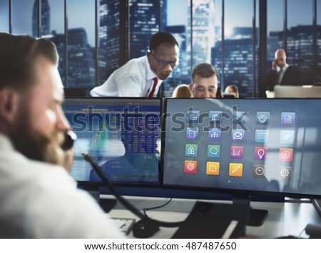 Shortcut Layout Digital Design Program Graphic Concept