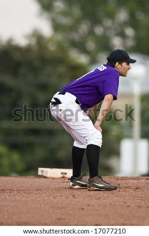 Shortstop playing near second base