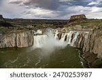 Shoshone falls in spring with maximum flow