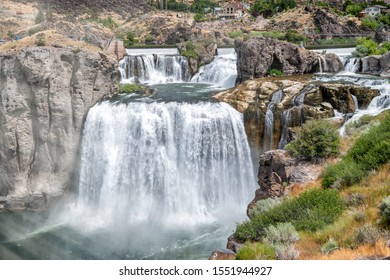 Shoshone Falls Twin Falls Idaho Powerful Stock Photo 1551944927 ...