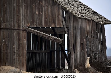 Shot Of An Abandoned Farm