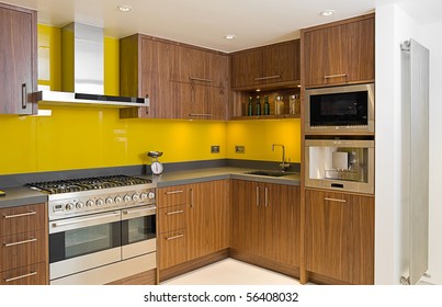 Walnut Kitchen Cabinets Images Stock Photos Vectors Shutterstock