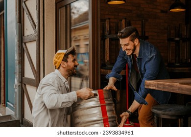 	
A shot captures the restaurant worker inspecting the quality of the received drinks, ensuring that all items meet the established standards before being accepted into the inventory - Powered by Shutterstock