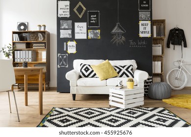 Shot of a creative and comfortable living room interior 