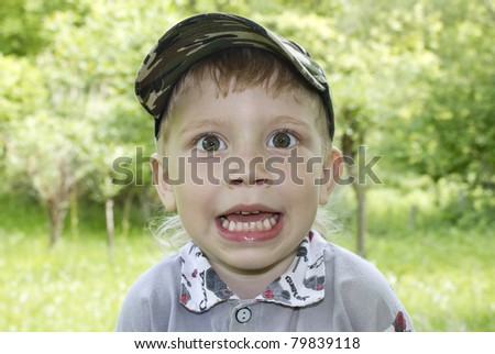 Similar – Image, Stock Photo funny face Lifestyle Joy