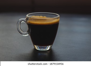 Shot of expresso, caffeine, isolated 