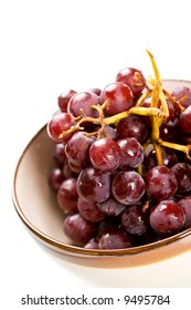 A shot of grapes in a bowl