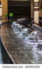 Shot Of An Indoor Water Feature