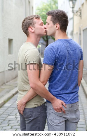 gay young couple