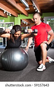 African american woman lifting weights Images, Stock Photos & Vectors ...