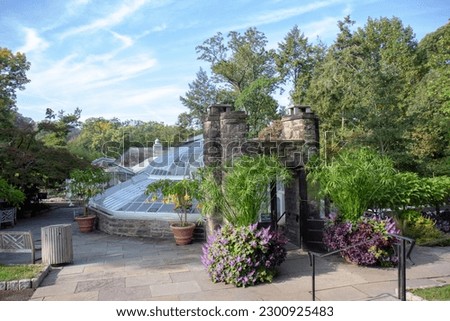 A shot of Morris Arboretum of the University of Pennsylvania on a sunny day
