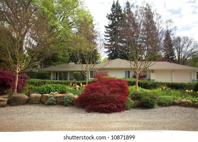 Shot Of A Northern California Suburban Home