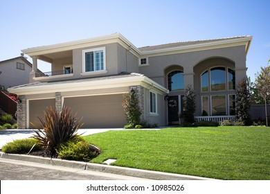 Shot Of A Northern California Suburban Home