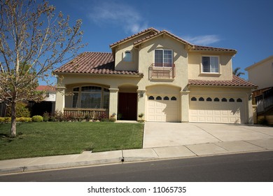 Shot Of A Northern California Suburban Home