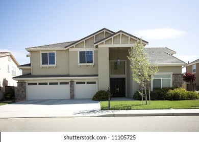 Shot Of A Northern California Suburban Home