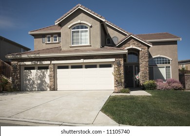 Shot Of A Northern California Suburban Home