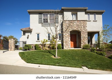 Shot Of A Northern California Suburban Home