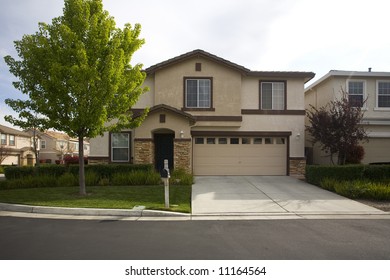 Shot Of A Northern California Suburban Home