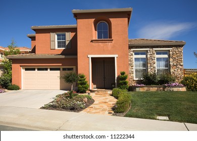 Shot Of A Northern California Suburban Home