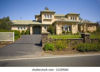 Shot Of A Northern California Suburban Home