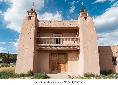 A Shot Of Old Spanish Mission Church In Las Trampas