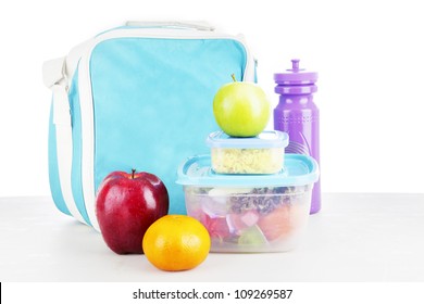 Shot Of A Packed Lunch For Child Shot In Studio