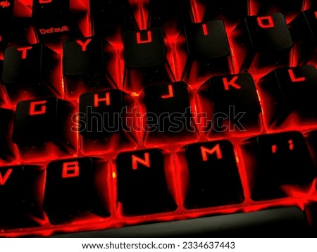 A shot of a PC keyboard with implied hacking activity, symbolizing cybersecurity threats.