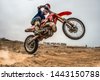 motocross rider in desert