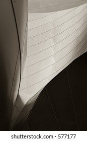  Shot of a segment of wall of the LA opera house designed by Frank Gehry. Excellent for use as a background.